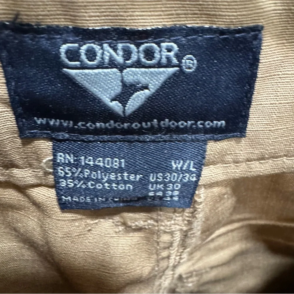 Condor Cargo Pants Size 30x32 Tactical Cargo Outdoor Hiking Utility Pants Pocket